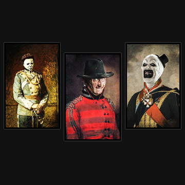 Vintage Royal Horror Portrait