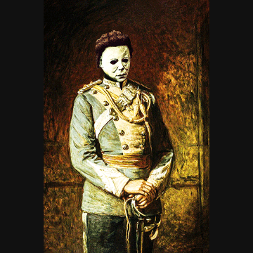Vintage Royal Horror Portrait