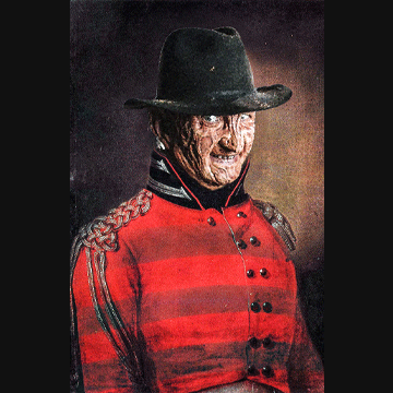 Vintage Royal Horror Portrait
