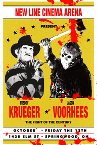 FREDDY VS JASON (FIGHT POSTER)